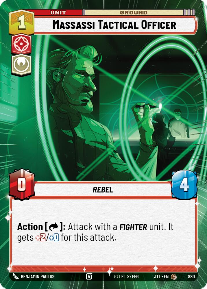 Massassi Tactical Officer (880) (Hyperspace Foil) (880) [Jump to Lightspeed] | Tabernacle Games