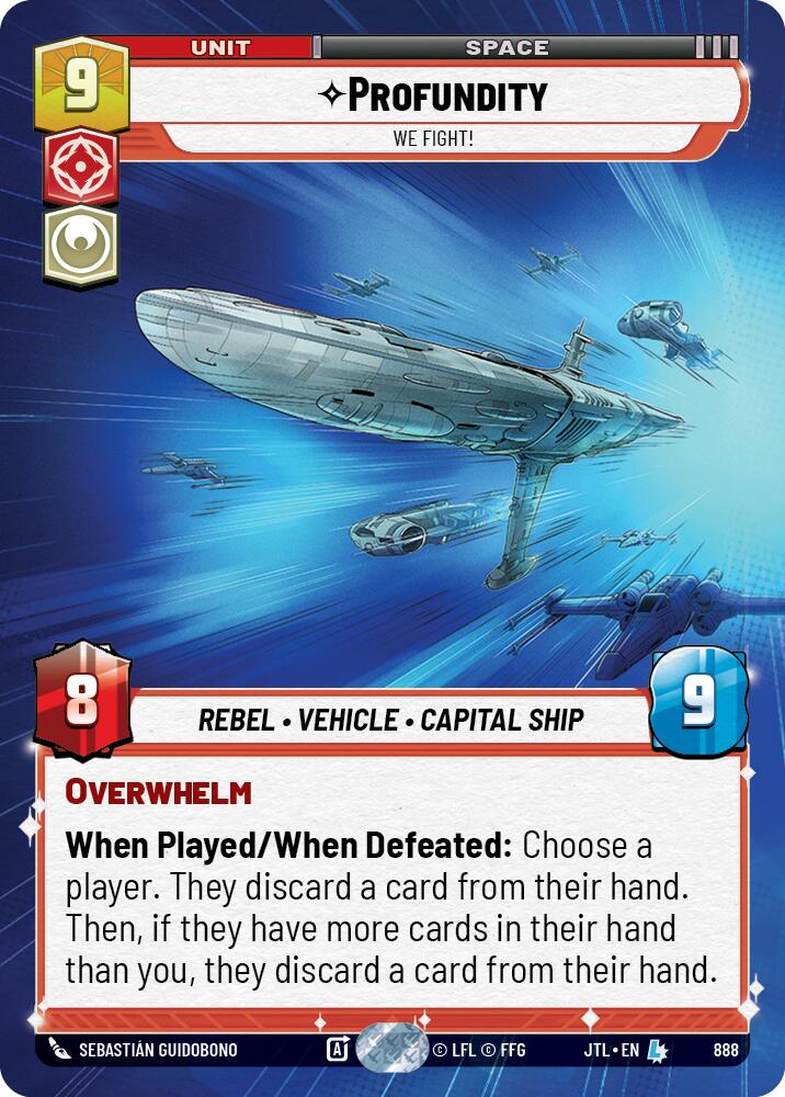 Profundity - We Fight! (888) (Hyperspace Foil) (888) [Jump to Lightspeed] | Tabernacle Games