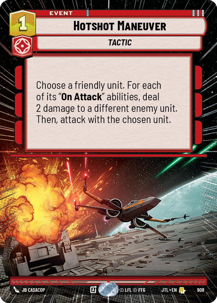 Hotshot Maneuver (908) (Hyperspace Foil) (908) [Jump to Lightspeed] | Tabernacle Games