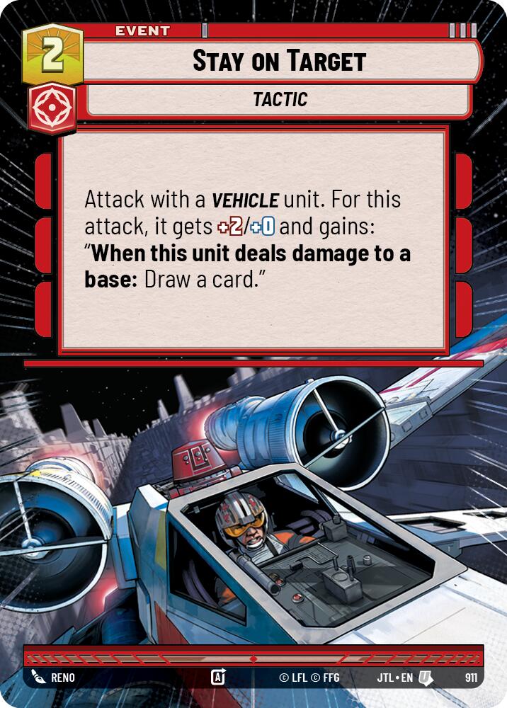 Stay on Target (911) (Hyperspace Foil) (911) [Jump to Lightspeed] | Tabernacle Games