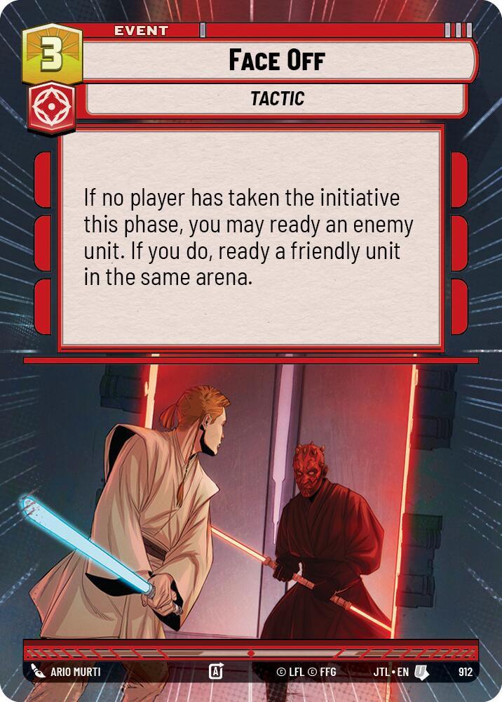 Face Off (912) (Hyperspace Foil) (912) [Jump to Lightspeed] | Tabernacle Games
