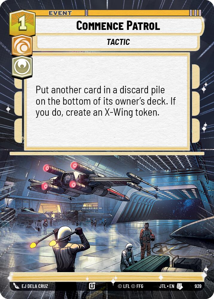Commence Patrol (939) (Hyperspace Foil) (939) [Jump to Lightspeed] | Tabernacle Games
