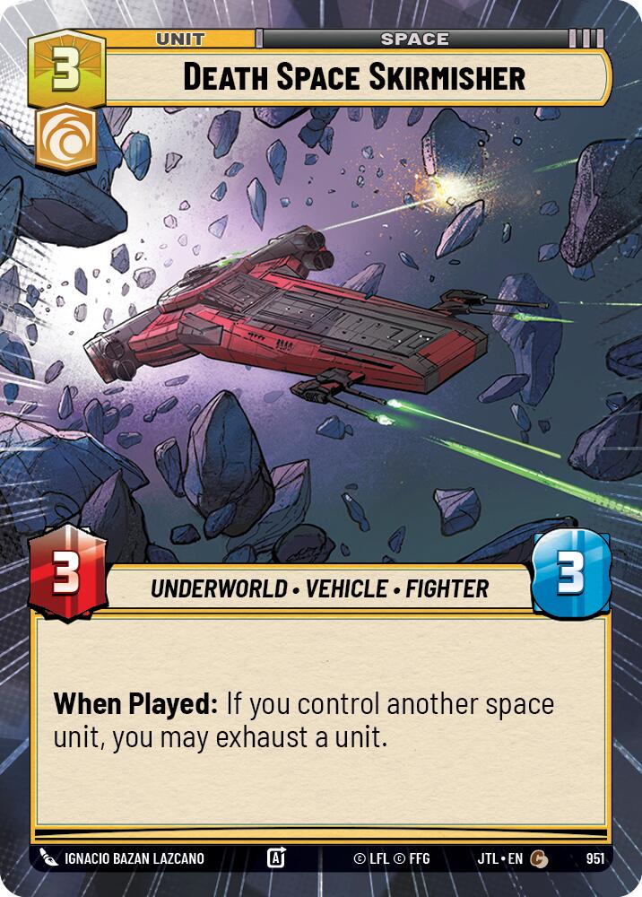 Death Space Skirmisher (951) (Hyperspace Foil) (951) [Jump to Lightspeed] | Tabernacle Games