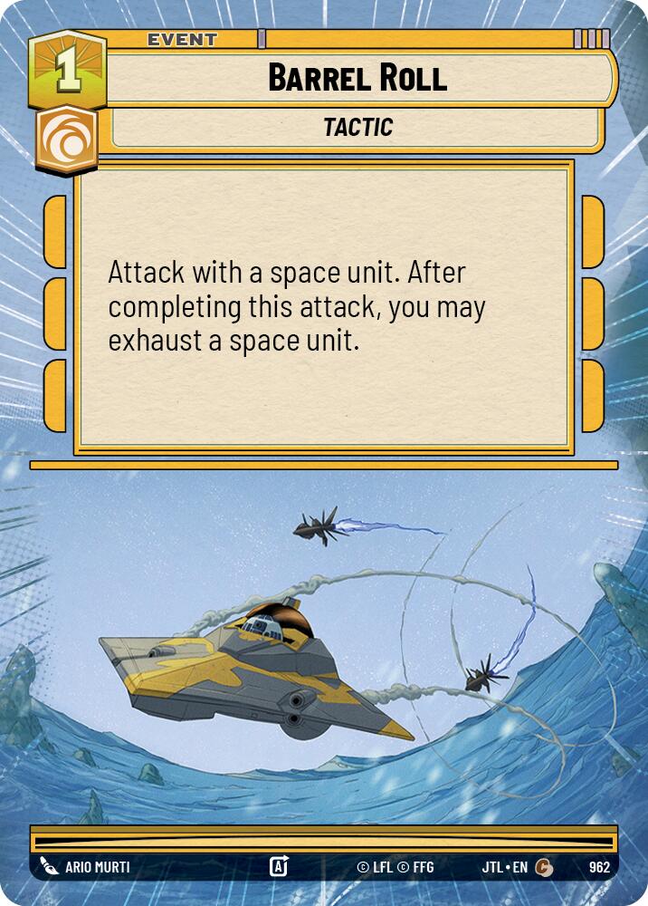Barrel Roll (962) (Hyperspace Foil) (962) [Jump to Lightspeed] | Tabernacle Games