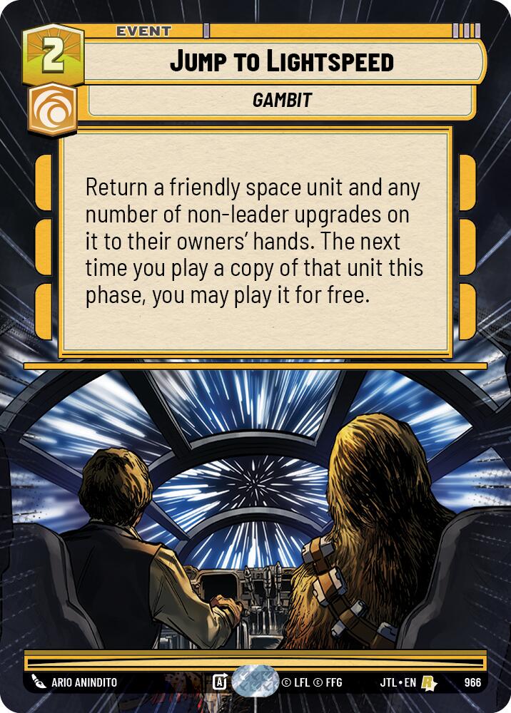 Jump to Lightspeed (966) (Hyperspace Foil) (966) [Jump to Lightspeed] | Tabernacle Games
