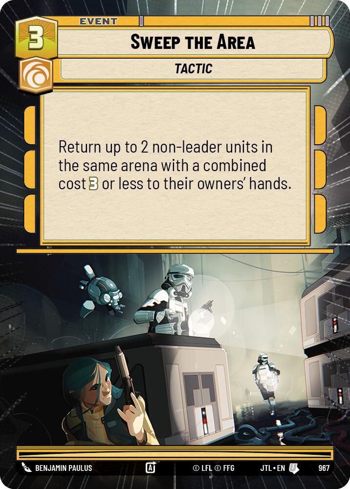 Sweep the Area (967) (Hyperspace Foil) (967) [Jump to Lightspeed] | Tabernacle Games
