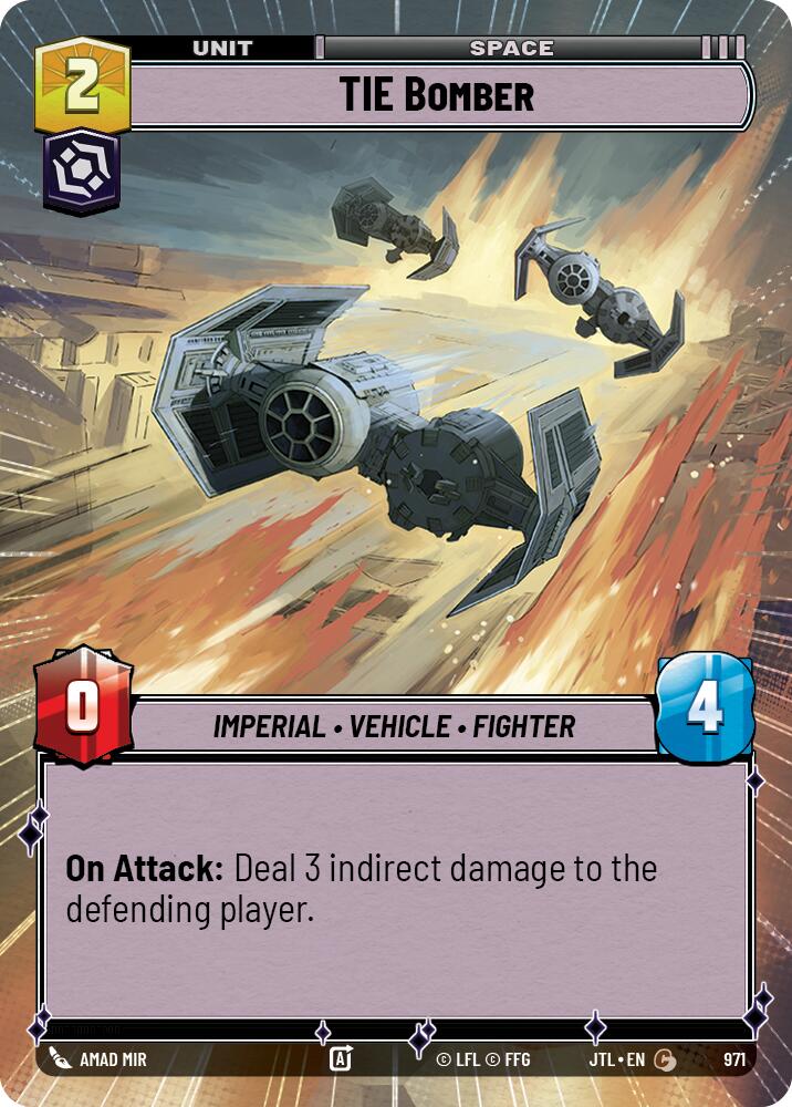TIE Bomber (971) (Hyperspace Foil) (971) [Jump to Lightspeed] | Tabernacle Games