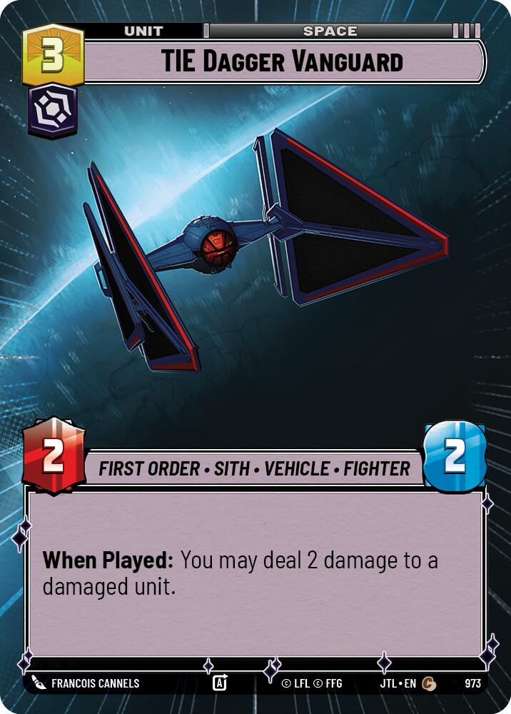 TIE Dagger Vanguard (973) (Hyperspace Foil) (973) [Jump to Lightspeed] | Tabernacle Games