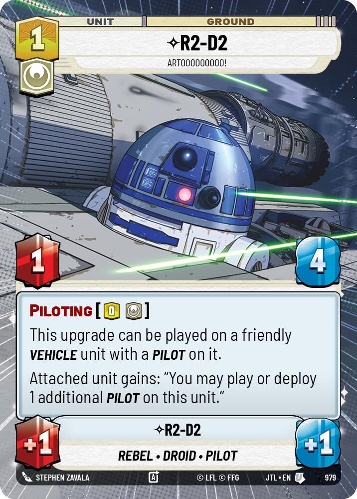 R2-D2 - Artooooooooo! (979) (Hyperspace Foil) (979) [Jump to Lightspeed] | Tabernacle Games
