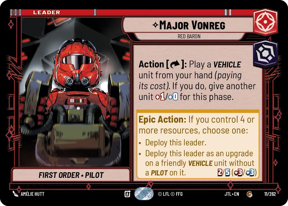 Major Vonreg - Red Baron (011/262) (011/262) [Jump to Lightspeed] | Tabernacle Games