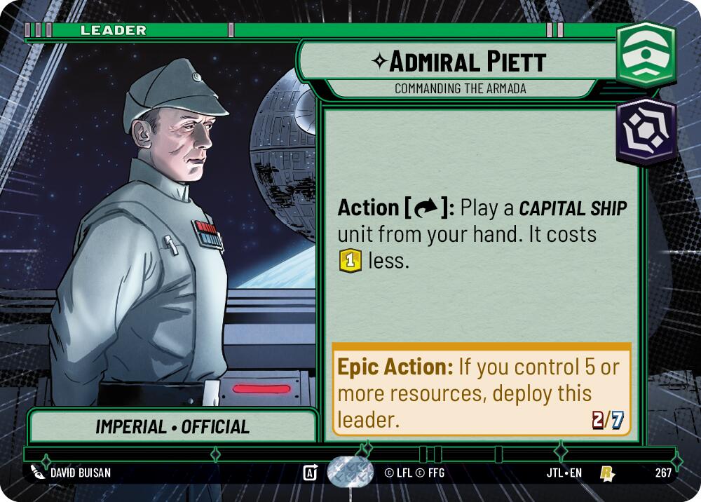 Admiral Piett - Commanding the Armada (267) (Hyperspace) (267) [Jump to Lightspeed] | Tabernacle Games
