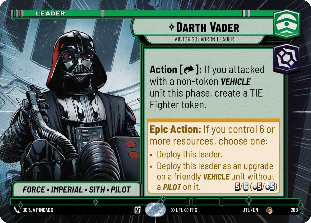 Darth Vader - Victor Squadron Leader (268) (Hyperspace) (268) [Jump to Lightspeed] | Tabernacle Games