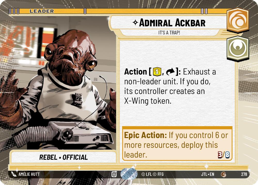 Admiral Ackbar - It's A Trap! (278) (Hyperspace) (278) [Jump to Lightspeed] | Tabernacle Games