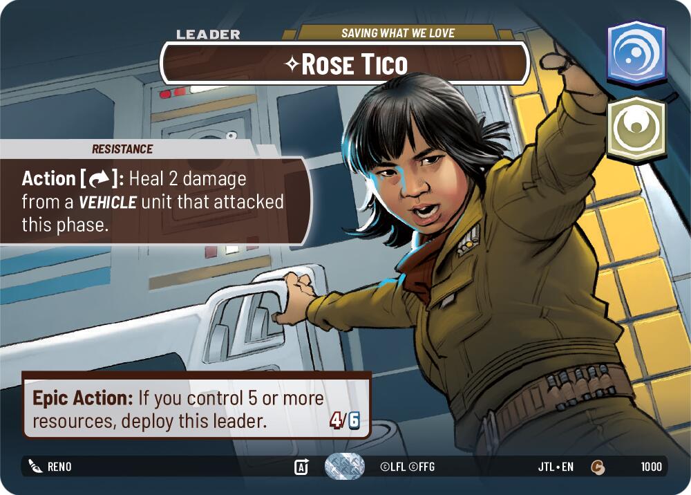 Rose Tico - Saving What We Love (1000) (Showcase) (1000) [Jump to Lightspeed] | Tabernacle Games