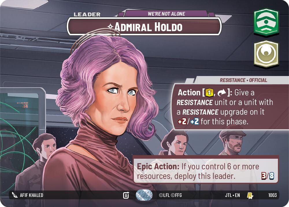 Admiral Holdo - We're Not Alone (1003) (Showcase) (1003) [Jump to Lightspeed] | Tabernacle Games