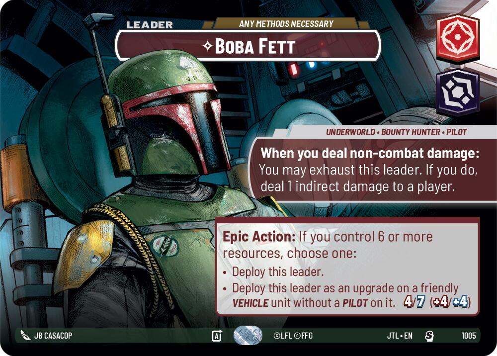 Boba Fett - Any Methods Necessary (1005) (Showcase) (1005) [Jump to Lightspeed] | Tabernacle Games