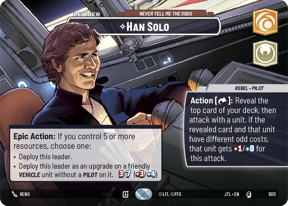 Han Solo - Never Tell Me the Odds (1013) (Showcase) (1013) [Jump to Lightspeed] | Tabernacle Games