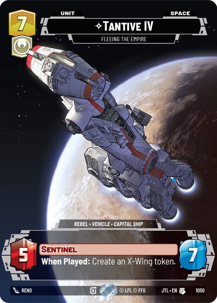 Tantive IV - Fleeing the Empire (1050) (Prestige) (1050) [Jump to Lightspeed] | Tabernacle Games