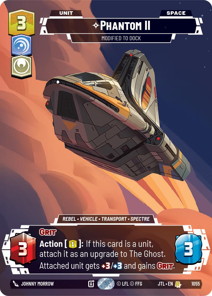 Phantom II - Modified to Dock (1055) (Prestige Foil) (1055) [Jump to Lightspeed] | Tabernacle Games