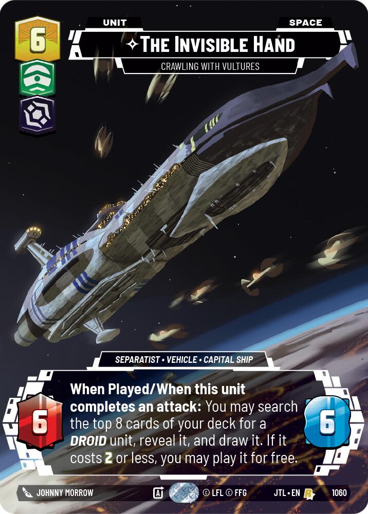 The Invisible Hand - Crawling With Vultures (1060) (Prestige Foil) (1060) [Jump to Lightspeed] | Tabernacle Games