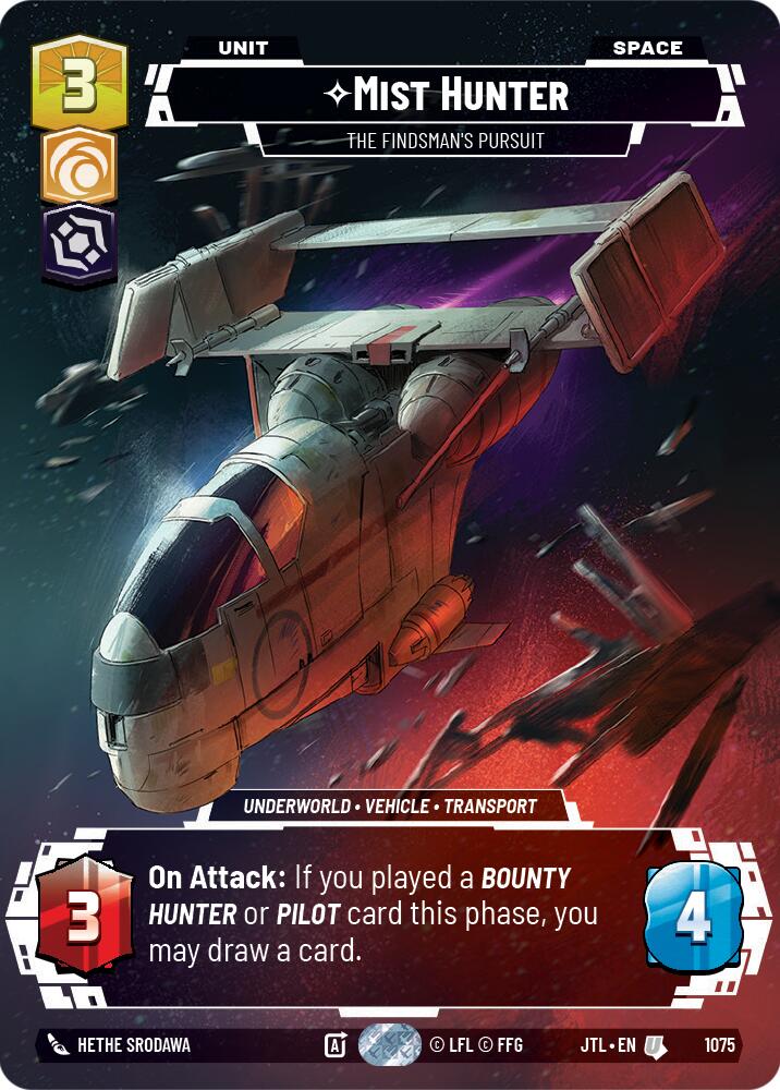 Mist Hunter - The Findsman's Pursuit (1075) (Prestige Foil) (1075) [Jump to Lightspeed] | Tabernacle Games