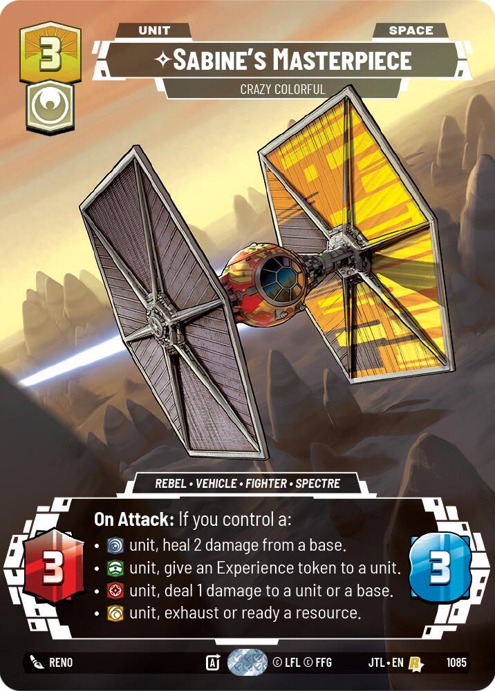 Sabine's Masterpiece - Crazy Colorful (1085) (Prestige Foil) (1085) [Jump to Lightspeed] | Tabernacle Games