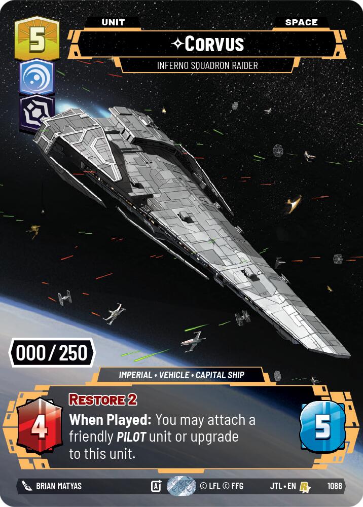 Corvus - Inferno Squadron Raider (1088) (Serialized) (1088) [Jump to Lightspeed] | Tabernacle Games