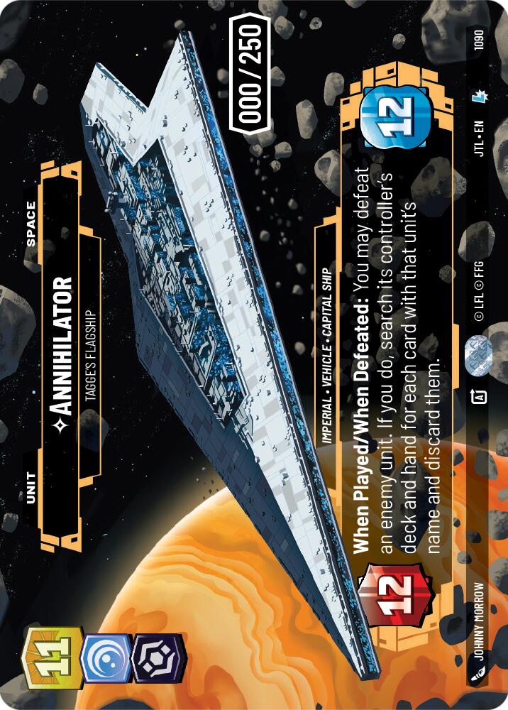 Annihilator - Tagge's Flagship (1090) (Serialized) (1090) [Jump to Lightspeed] | Tabernacle Games