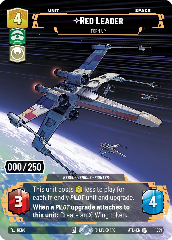 Red Leader - Form Up (1099) (Serialized) (1099) [Jump to Lightspeed] | Tabernacle Games