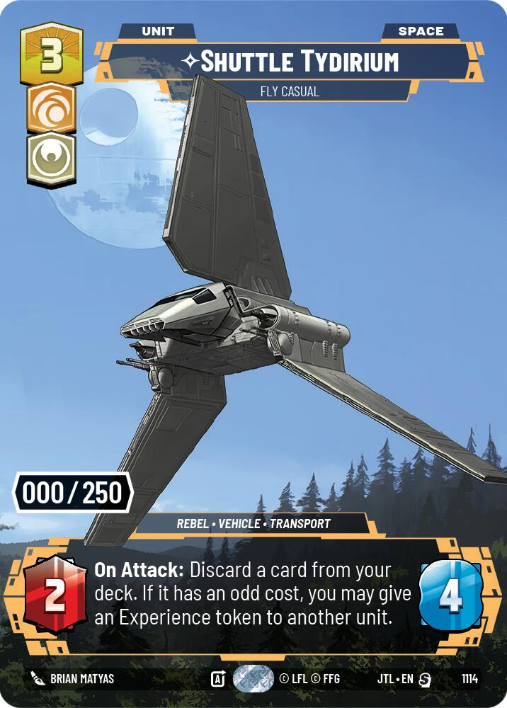 Shuttle Tydirium - Fly Casual (1114) (Serialized) (1114) [Jump to Lightspeed] | Tabernacle Games