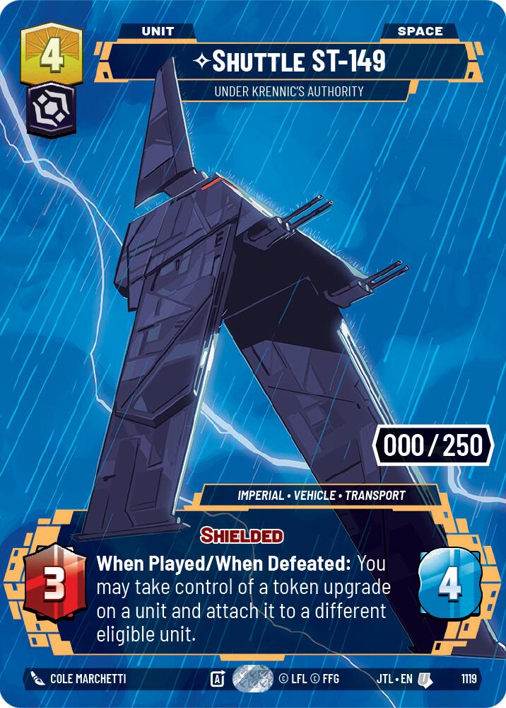 Shuttle ST-149 - Under Krennic's Authority (1119) (Serialized) (1119) [Jump to Lightspeed] | Tabernacle Games