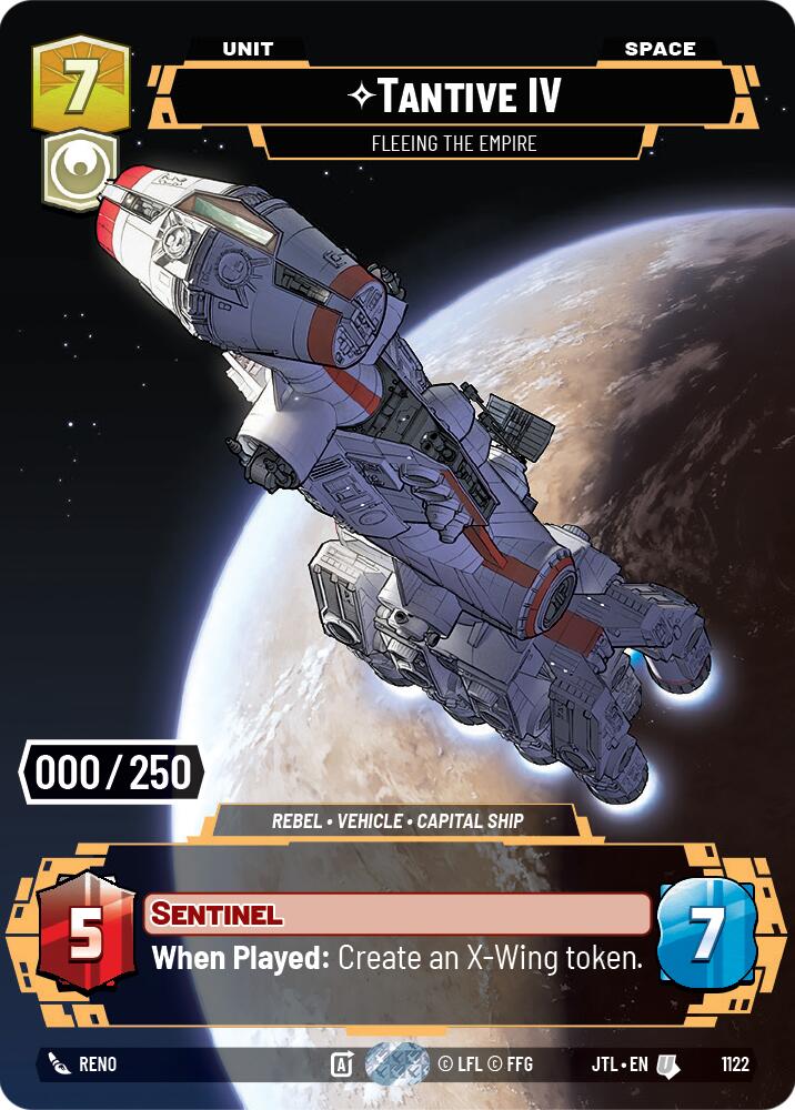 Tantive IV - Fleeing the Empire (1122) (Serialized) (1122) [Jump to Lightspeed] | Tabernacle Games