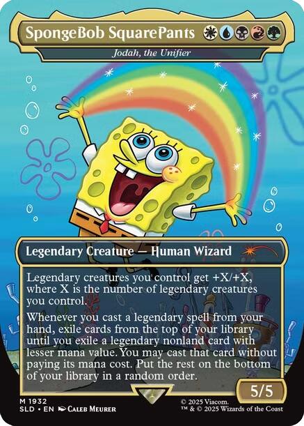SpongeBob SquarePants - Jodah, the Unifier [Secret Lair Drop Series] | Tabernacle Games