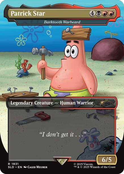 Patrick Star - Barktooth Warbeard [Secret Lair Drop Series] | Tabernacle Games