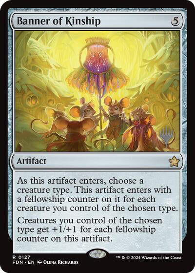 Banner of Kinship (Promo Pack) [Foundations Promos] | Tabernacle Games