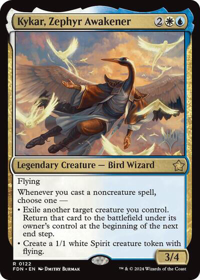 Kykar, Zephyr Awakener (Promo Pack) [Foundations Promos] | Tabernacle Games
