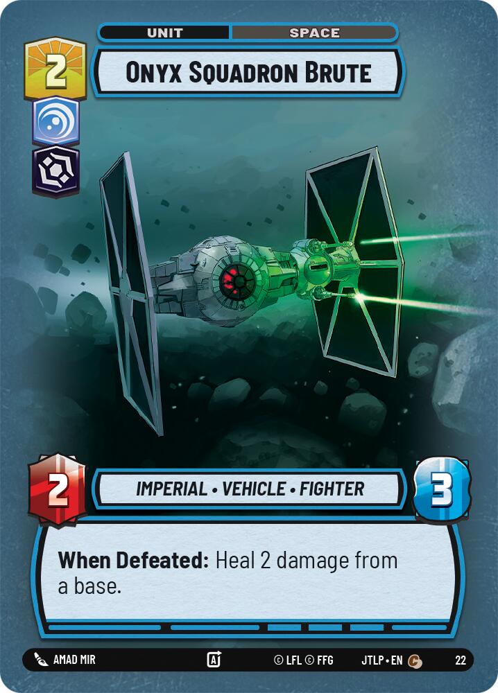 Onyx Squadron Brute (Foil) (22) [Jump to Lightspeed: Weekly Play] | Tabernacle Games