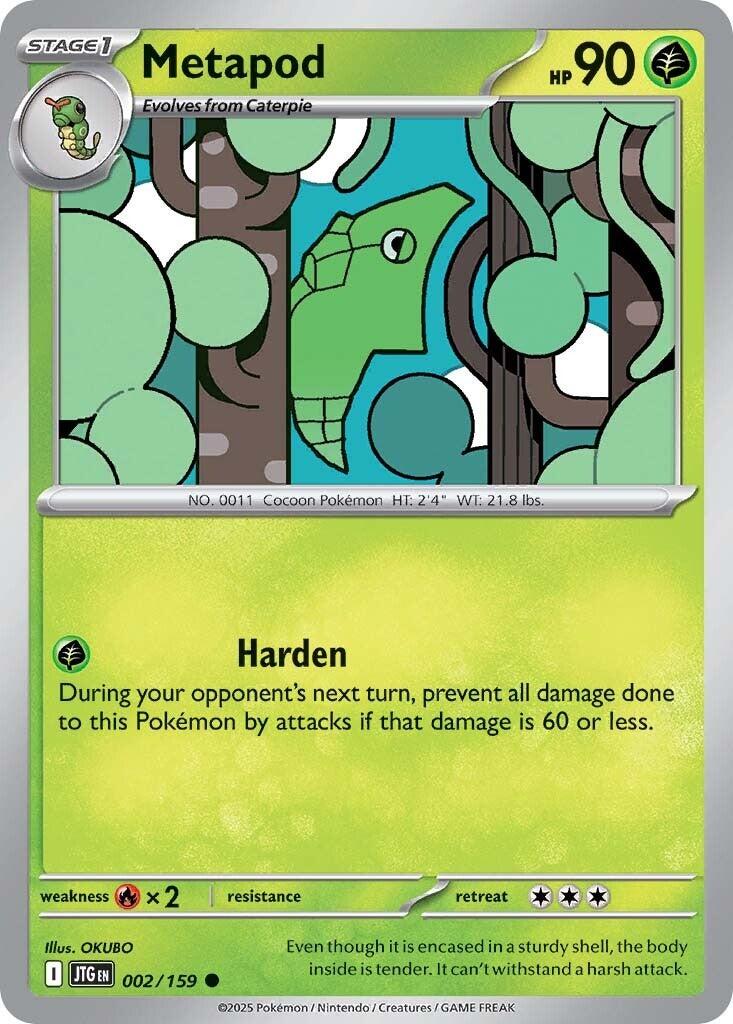 Metapod (002/159) [Scarlet & Violet: Journey Together] | Tabernacle Games