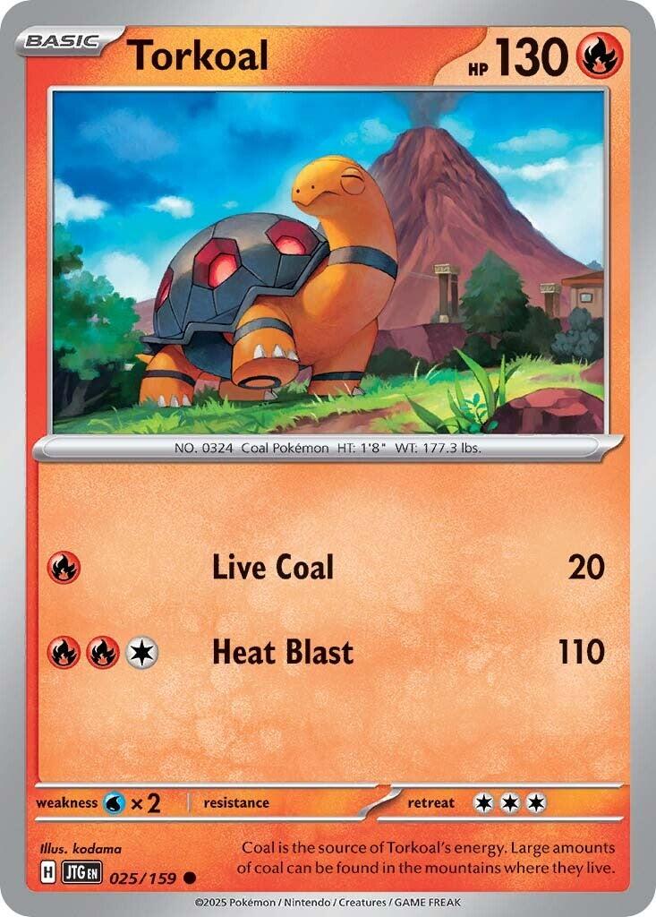Torkoal (025/159) [Scarlet & Violet: Journey Together] | Tabernacle Games