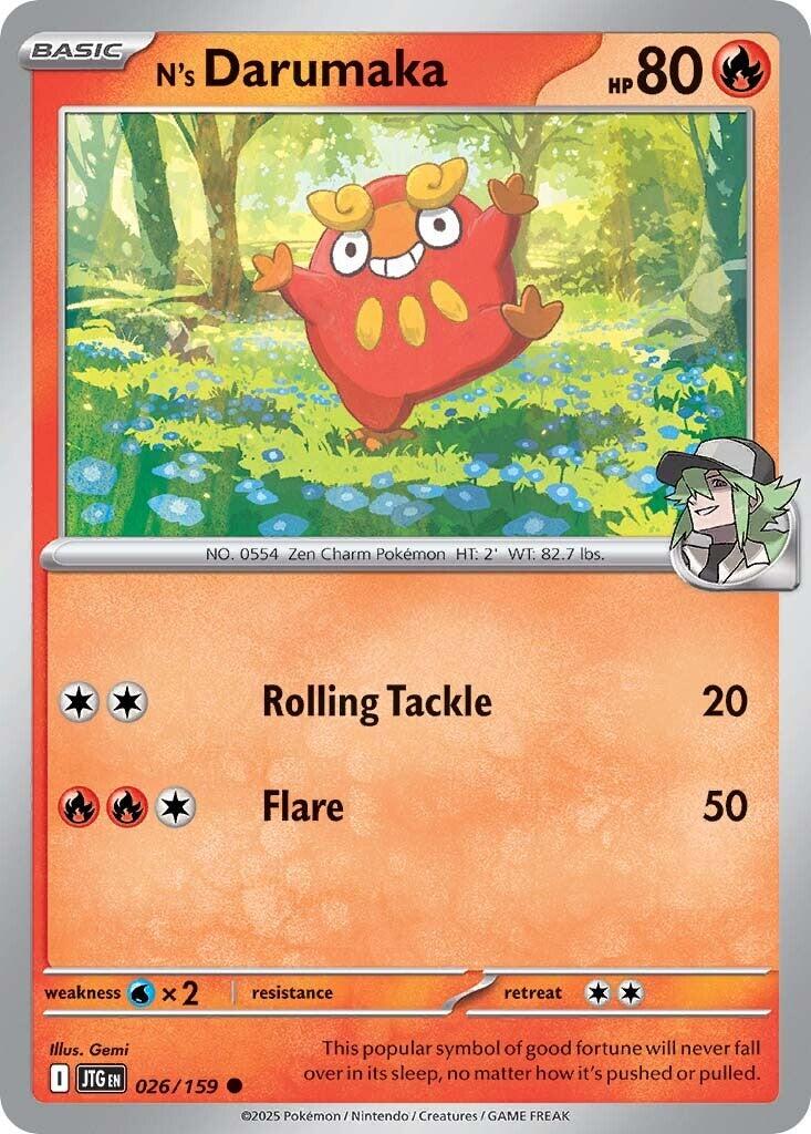 N's Darumaka (026/159) [Scarlet & Violet: Journey Together] | Tabernacle Games