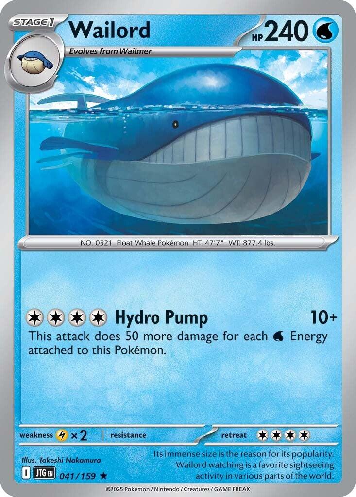 Wailord (041/159) [Scarlet & Violet: Journey Together] | Tabernacle Games