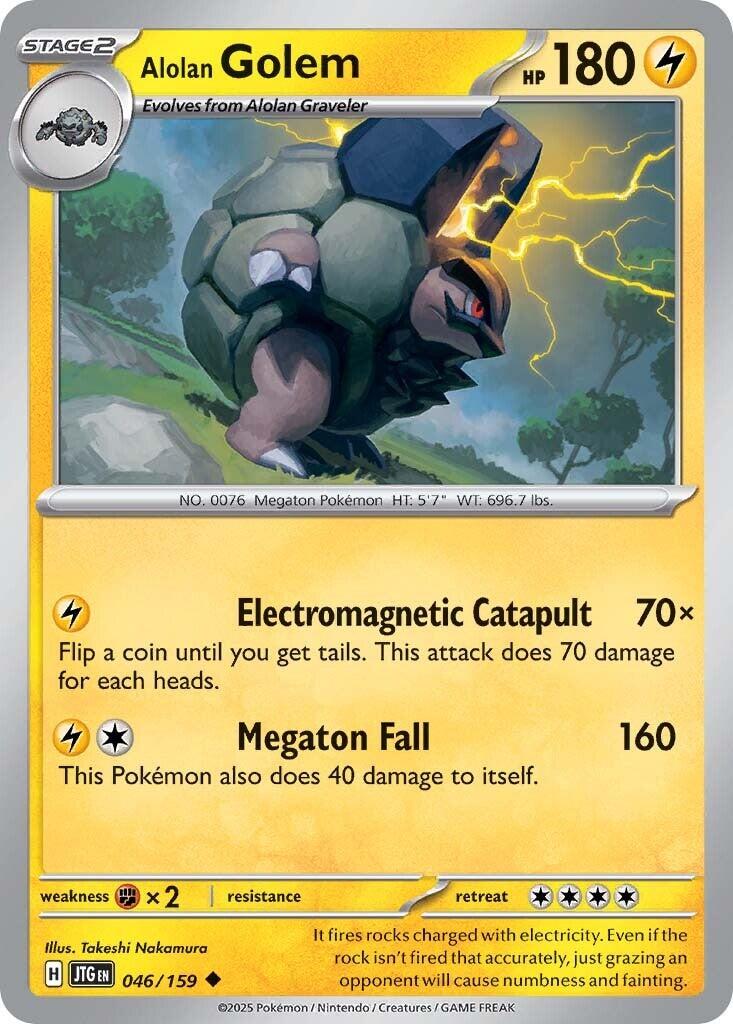 Alolan Golem (046/159) [Scarlet & Violet: Journey Together] | Tabernacle Games