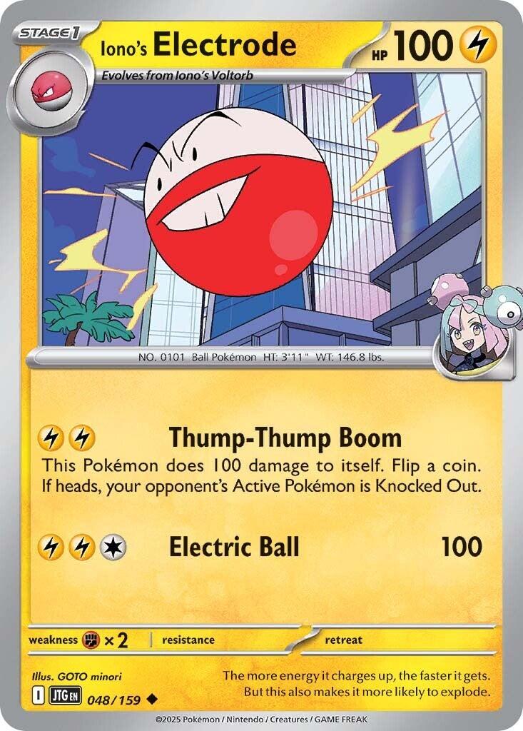 Iono's Electrode (048/159) [Scarlet & Violet: Journey Together] | Tabernacle Games