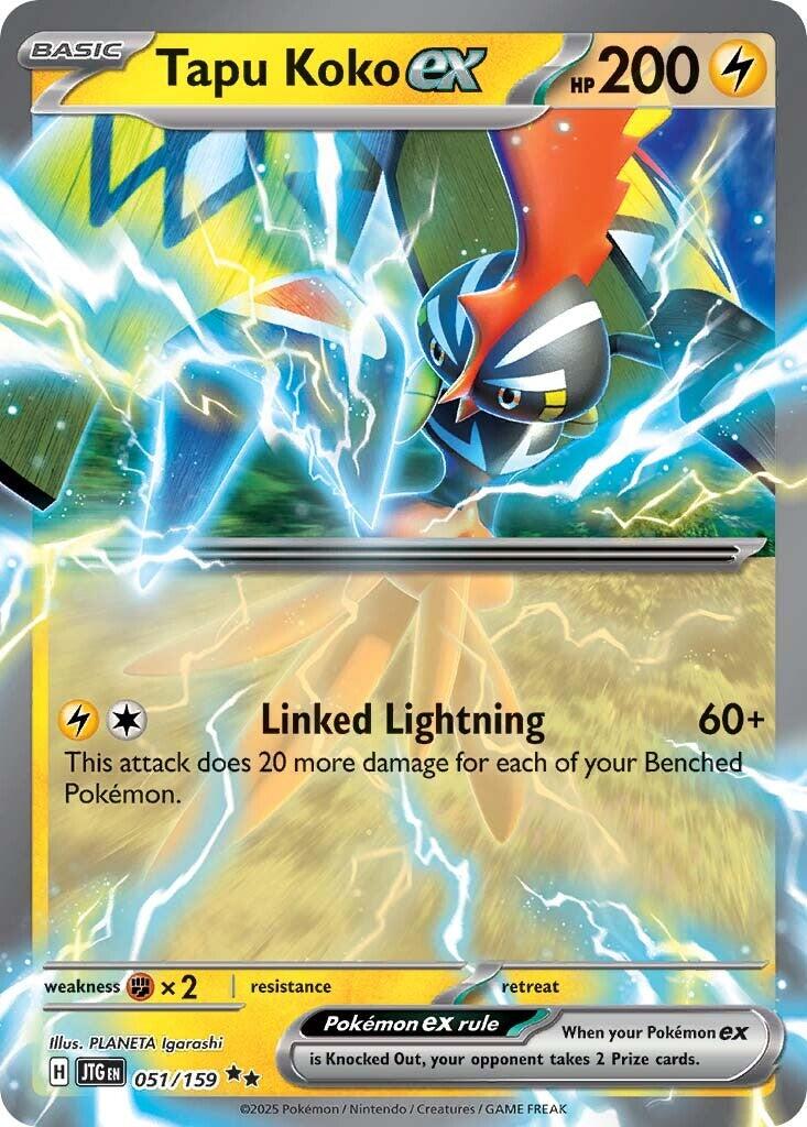 Tapu Koko ex (051/159) [Scarlet & Violet: Journey Together] | Tabernacle Games