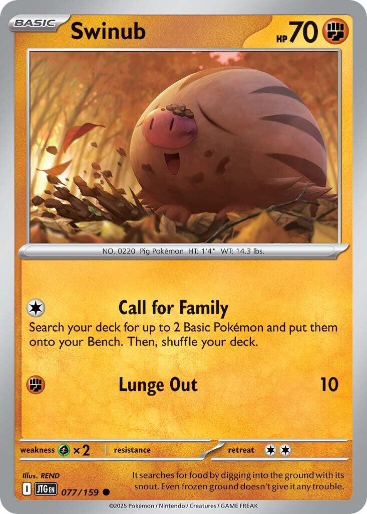 Swinub (077/159) [Scarlet & Violet: Journey Together] | Tabernacle Games
