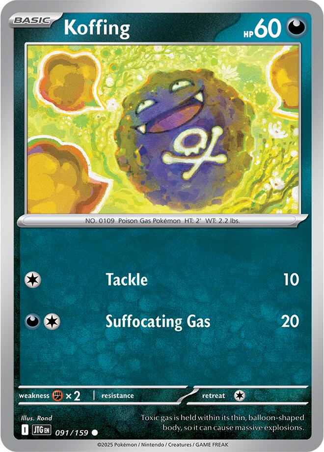 Koffing (091/159) [Scarlet & Violet: Journey Together] | Tabernacle Games