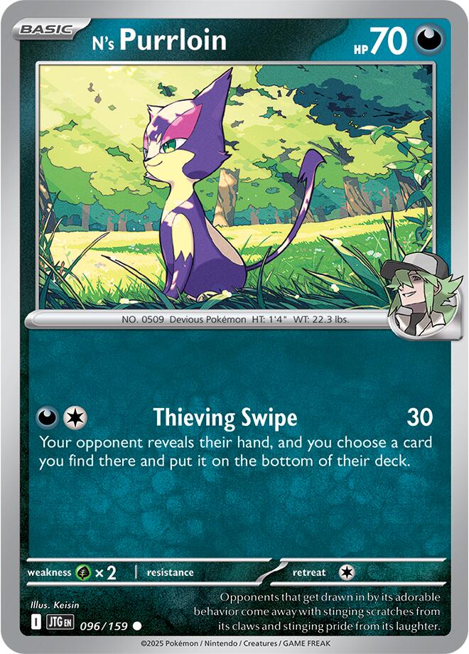 N's Purrloin (096/159) [Scarlet & Violet: Journey Together] | Tabernacle Games