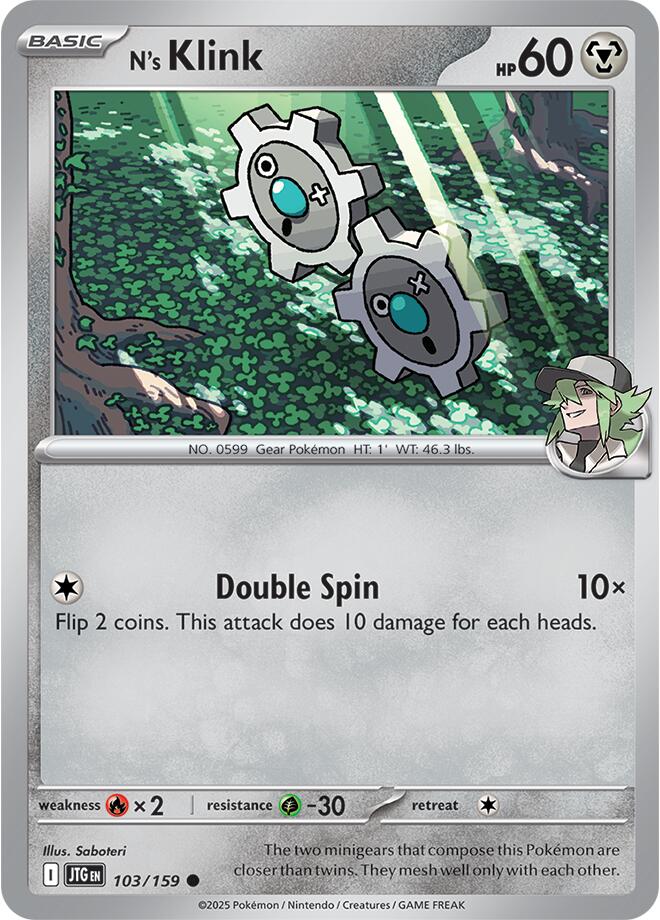 N's Klink (103/159) [Scarlet & Violet: Journey Together] | Tabernacle Games