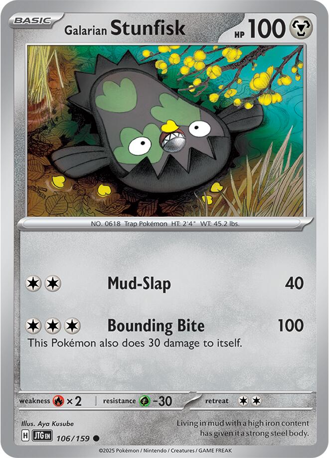 Galarian Stunfisk (106/159) [Scarlet & Violet: Journey Together] | Tabernacle Games