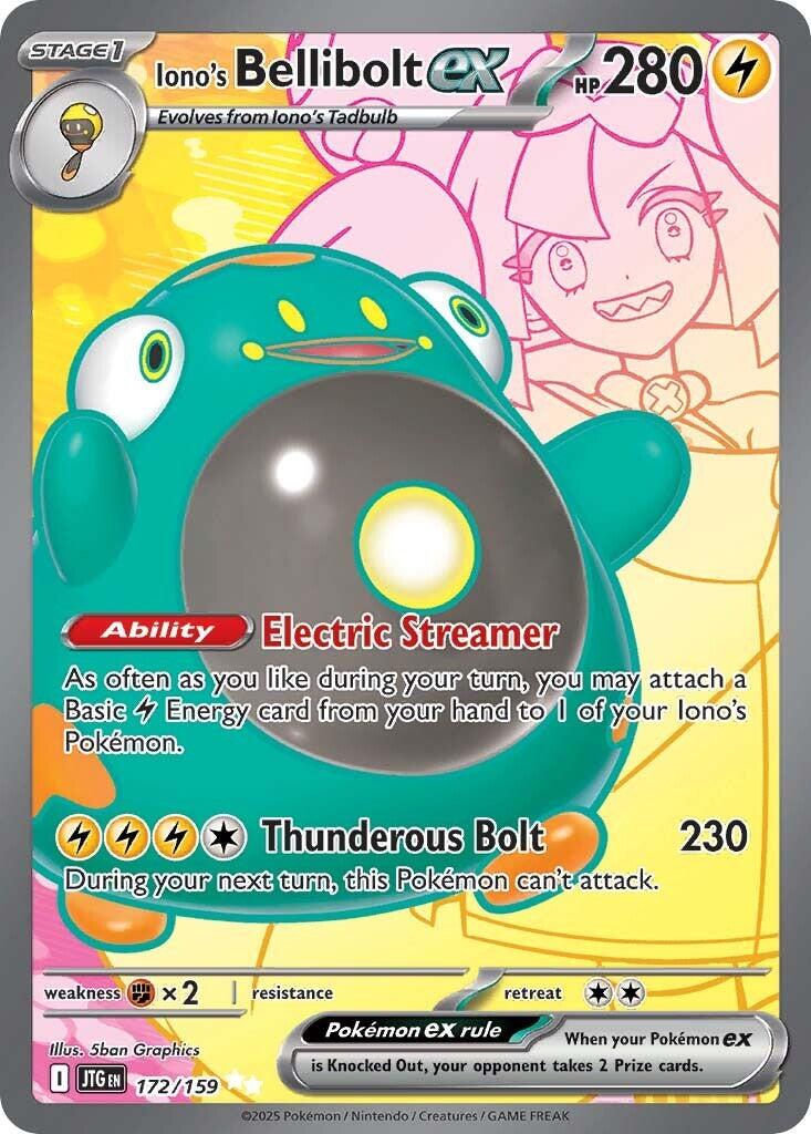 Iono's Bellibolt ex (172/159) [Scarlet & Violet: Journey Together] | Tabernacle Games